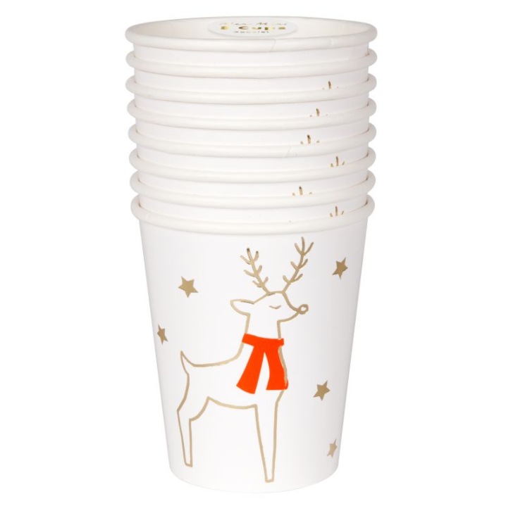 Christmas - Reindeer and Stars Cup