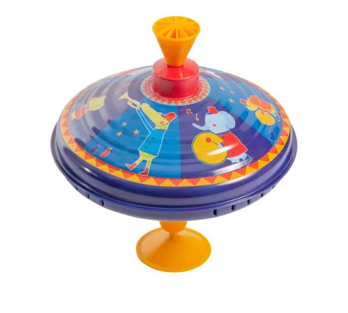 Les jouets en métal - Grande toupie fanfare