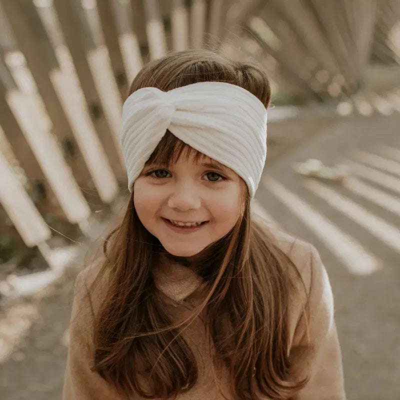 Bandeau velours - Ecru