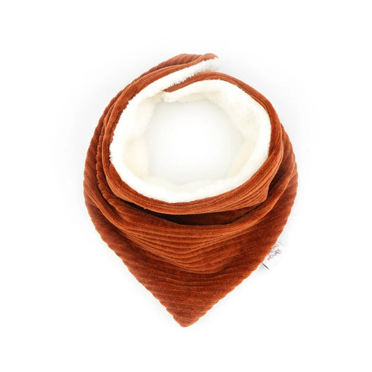 Cache-cou Velours - Paprika