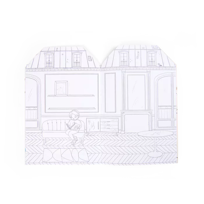 Cahier de coloriages- Les Parisiennes