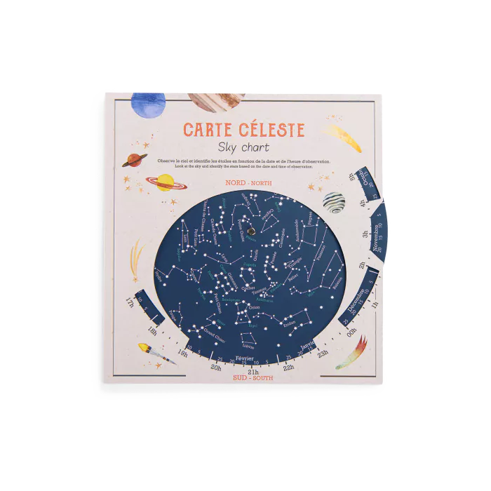 Carte céleste - Le Jardin du Moulin