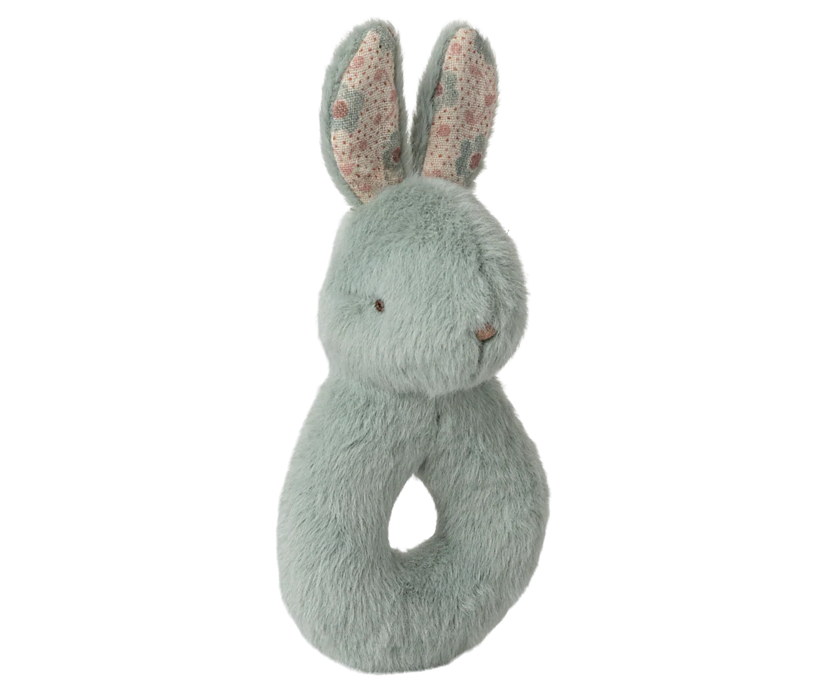 Coffret hochet lapin - menthe