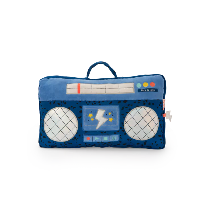 Coussin radio - Puce et Pilou