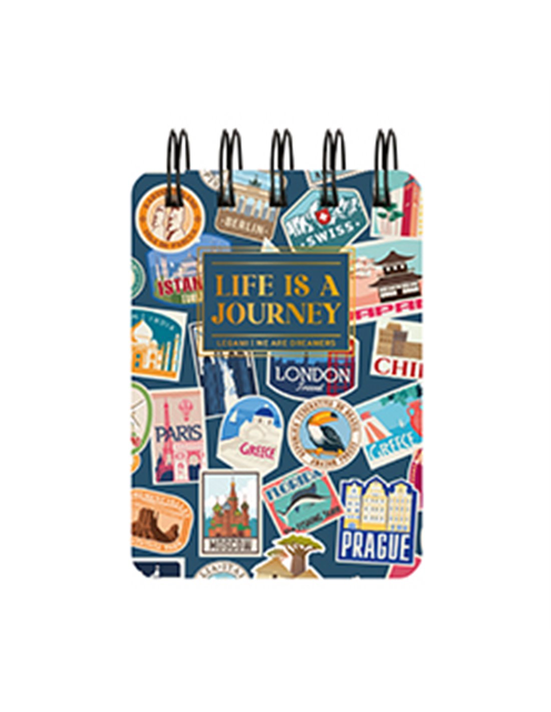 MINI BLOC-NOTES - TRAVEL STICKERS