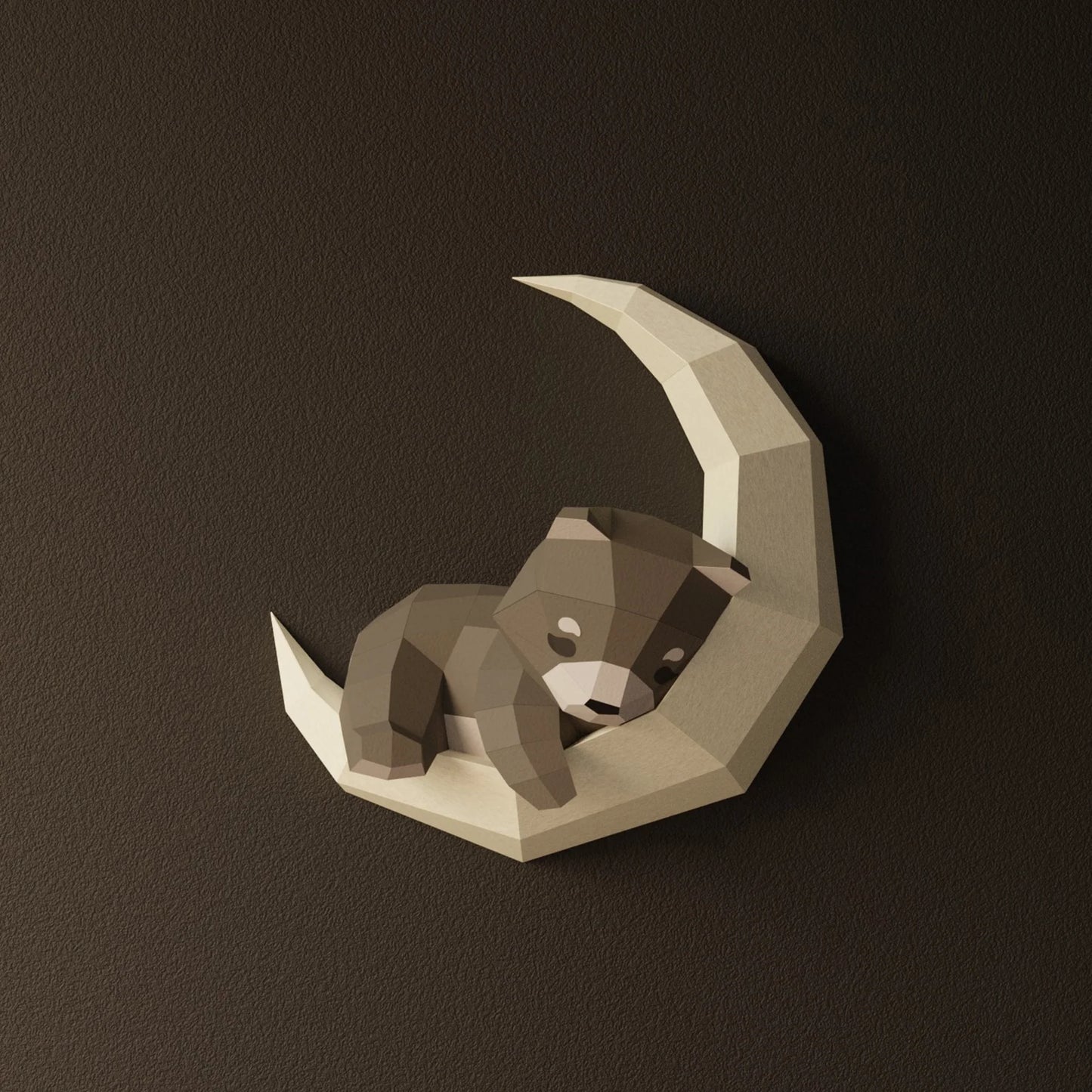 OURS BRUN LUNE BLANCHE