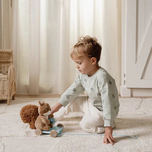 Peluche à tirer écureuil - Forest Friends