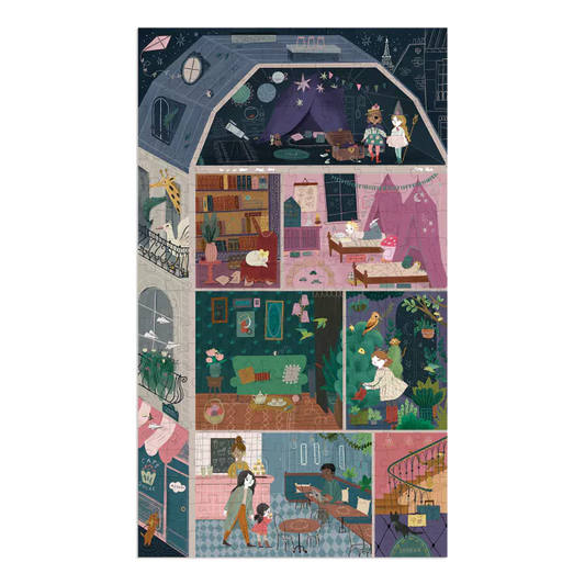 Puzzle L'hôtel particulier 200 pcs - Les Parisiennes