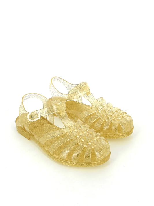 Sandales Doré pailleté