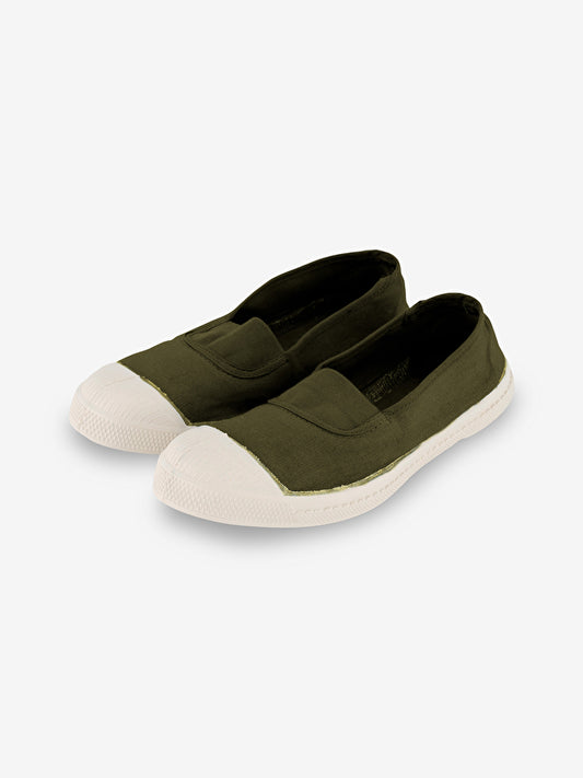 Tennis élastique Kaki