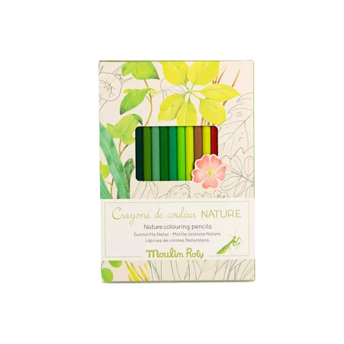 12 crayons de couleur Le botaniste - Le Jardin du Moulin