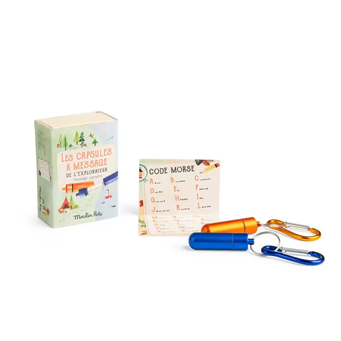 2 Capsules à message L'explorateur - Le Jardin du Moulin