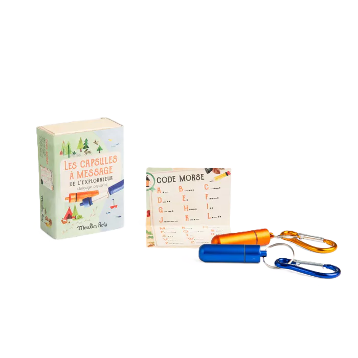 2 Capsules à message L'explorateur - Le Jardin du Moulin