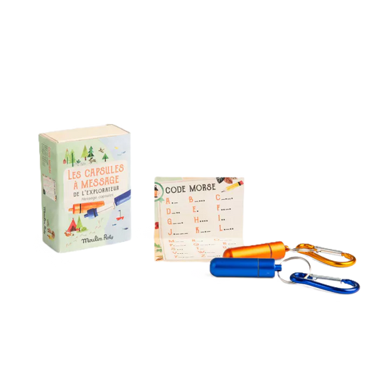 2 Capsules à message L'explorateur - Le Jardin du Moulin