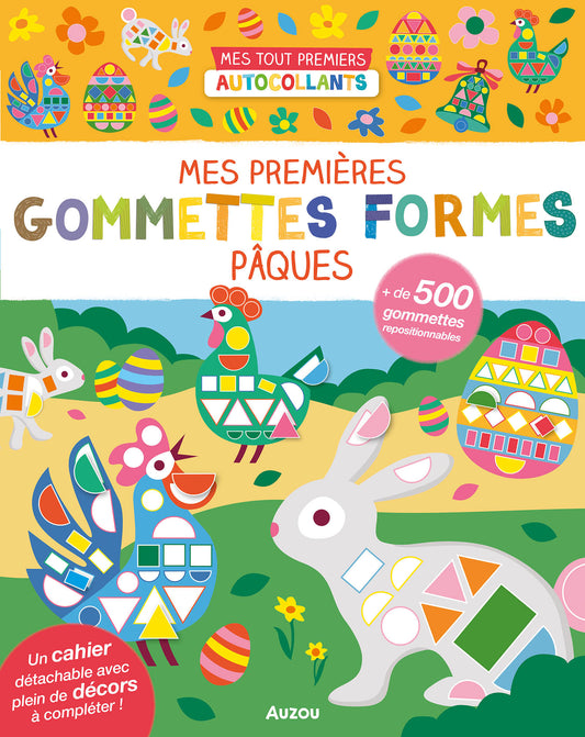 500 premières gommettes formes - Pâques