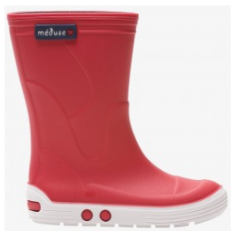 Botte Carmin / Blanc