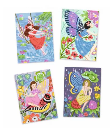 Tableaux à pailleter - La douceur des fées