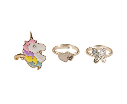 Bagues boutique - Butterfly and Unicorn