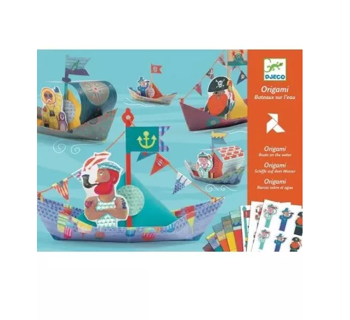 Origami - Bateau sur l'eau