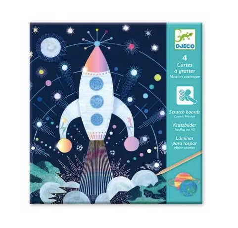 Cartes à gratter - Mission cosmique