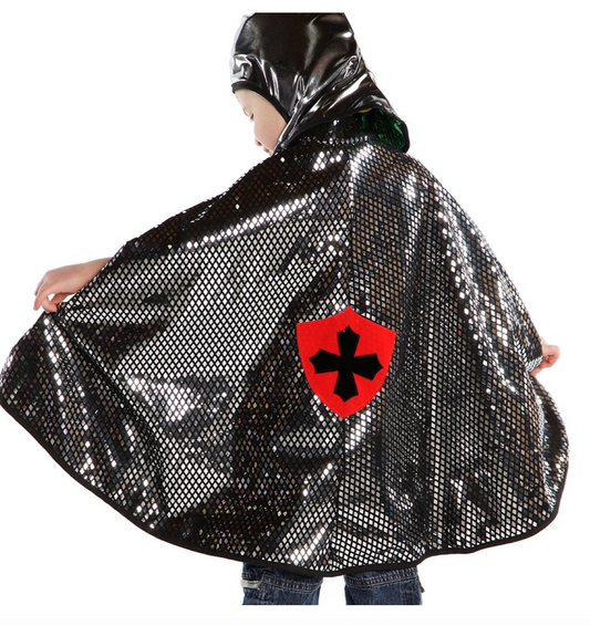 Cape - Dragon/Chevalier reversible 5-6 ans