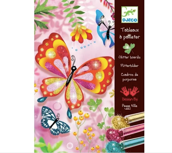 Tableaux à pailleter - Papillons à pailettes