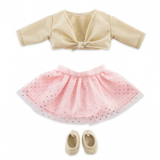 Ma Corolle - Ensemble cours de danse rose et or