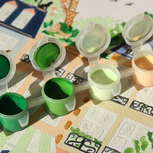 Coffret peinture au numéro - Paris par Sabina Fenn