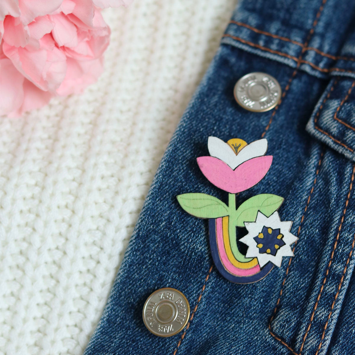 DIY Bijouterie - Mes broches en bois à peindre