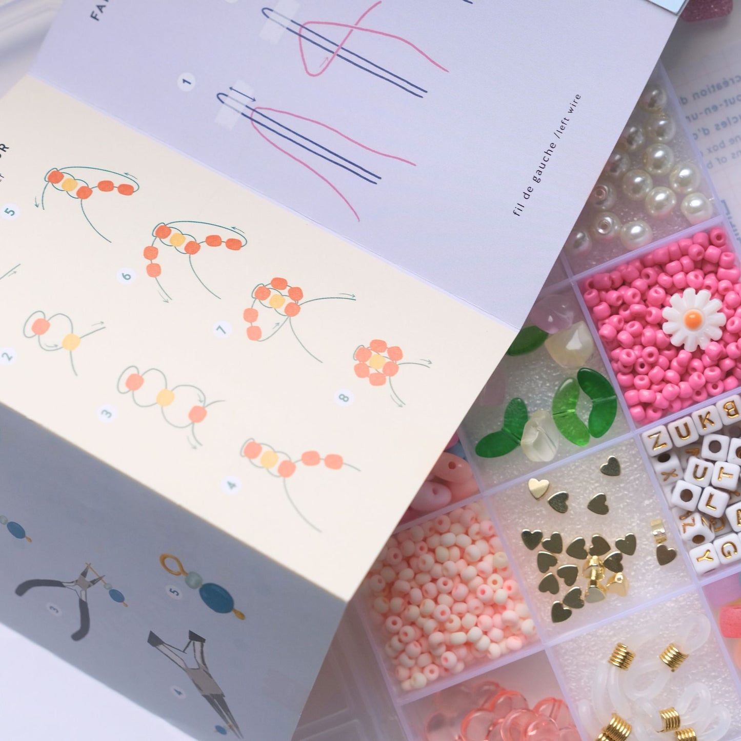 Maxi Boîte de perles et apprêts - Bubble Tea