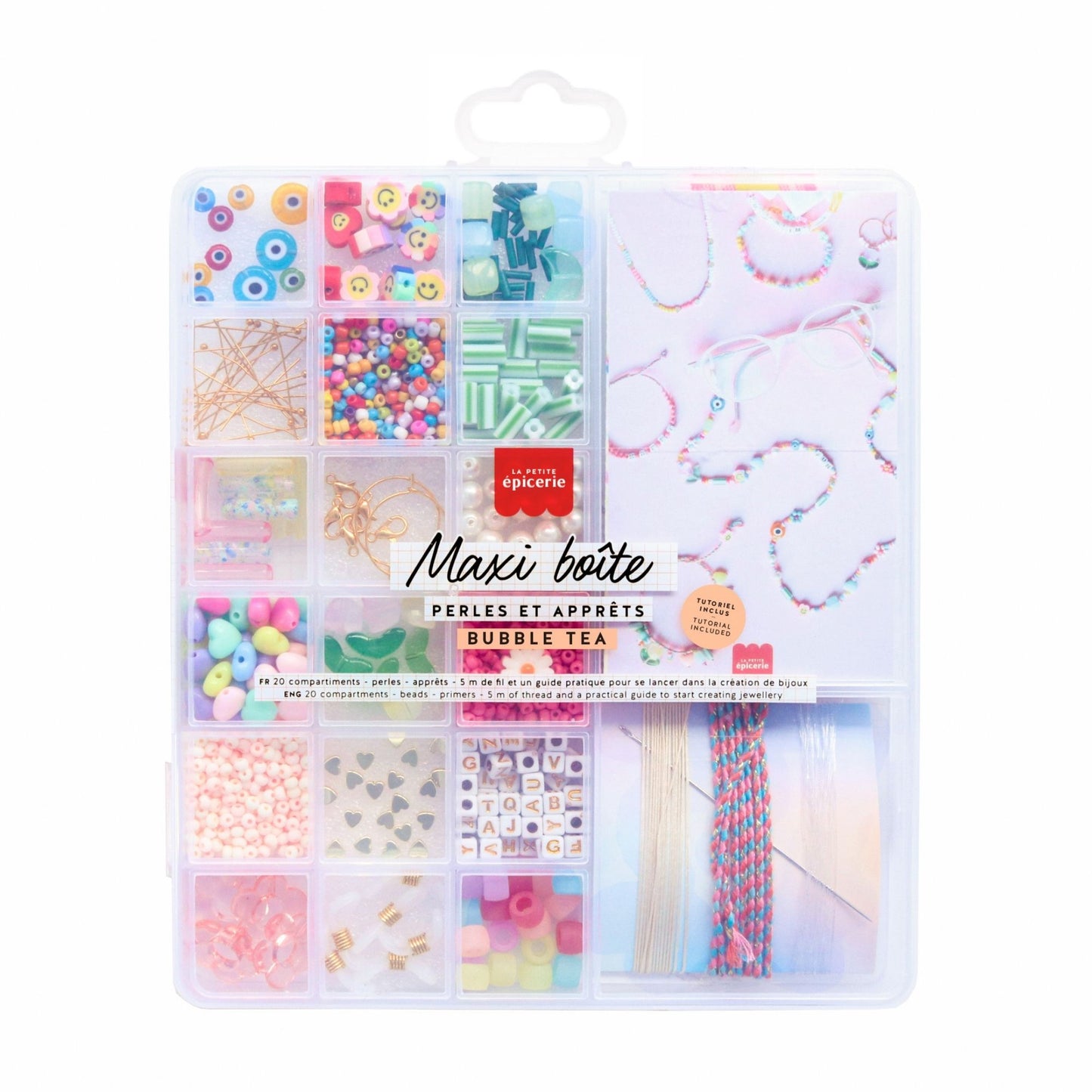 Maxi Boîte de perles et apprêts - Bubble Tea