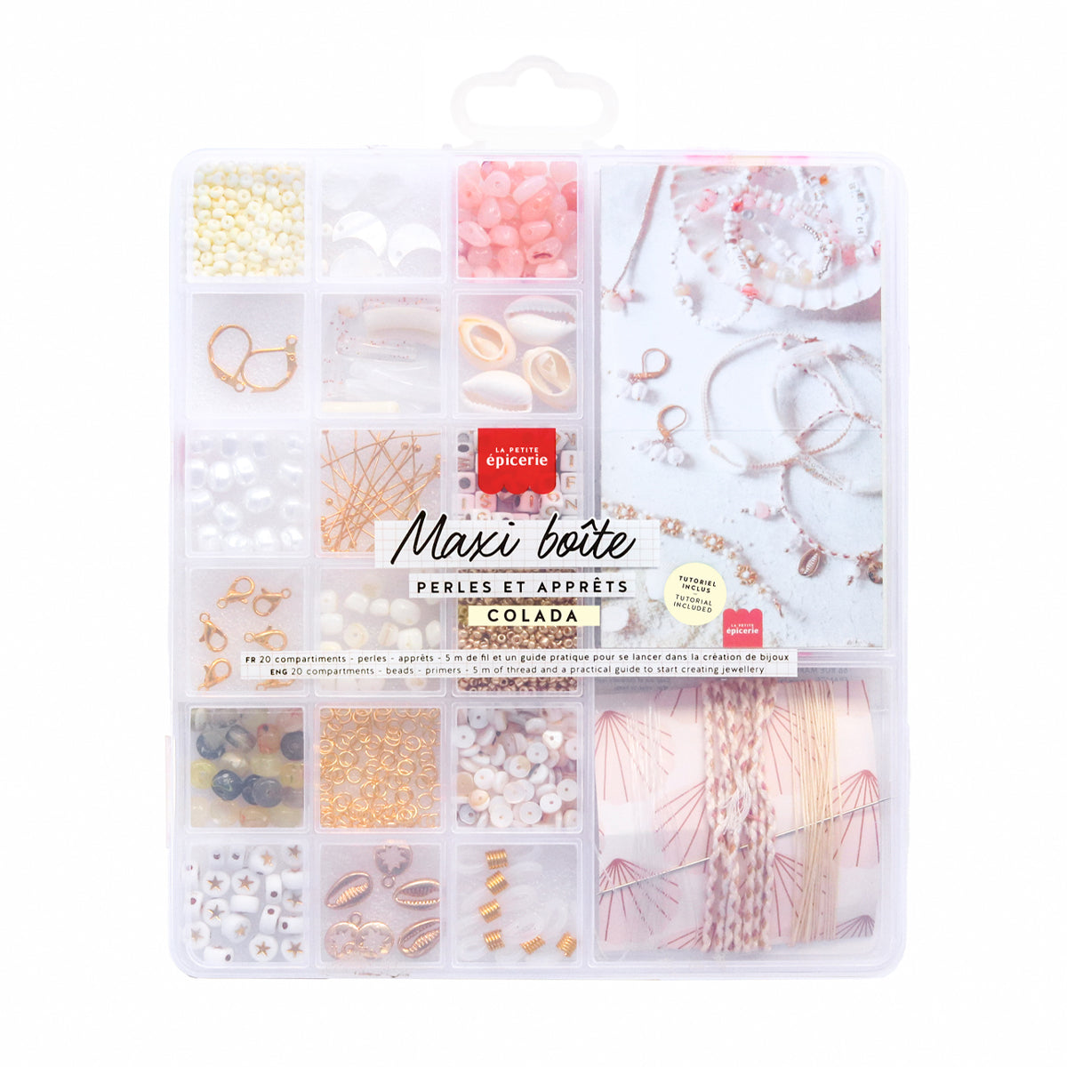 Maxi Boîte de perles et apprêts - Piña Colada