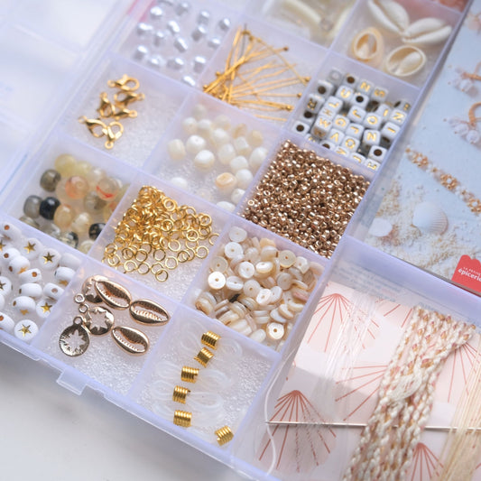 Maxi Boîte de perles et apprêts - Piña Colada