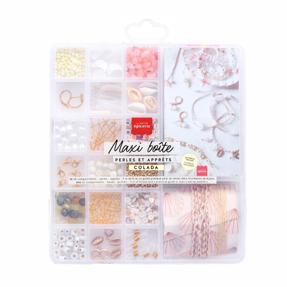 Maxi Boîte de perles et apprêts - Piña Colada