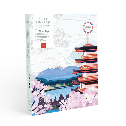 Coffret peinture au numéro - Mont Fuji par La Petite Epicerie