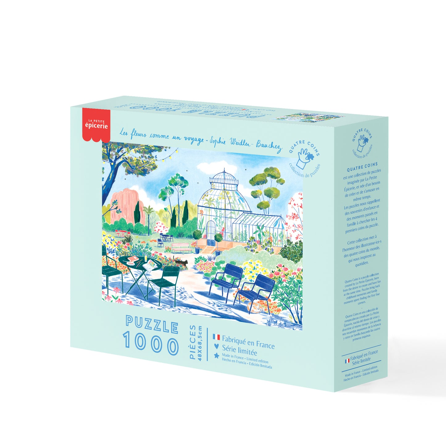 Puzzle Les fleurs comme un voyage 1000 pcs