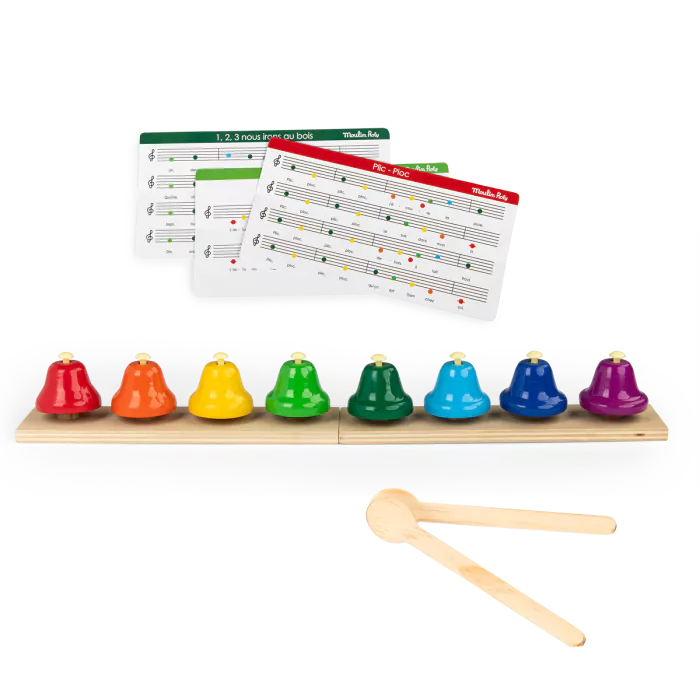 8 clochettes musicales - Les Popipop