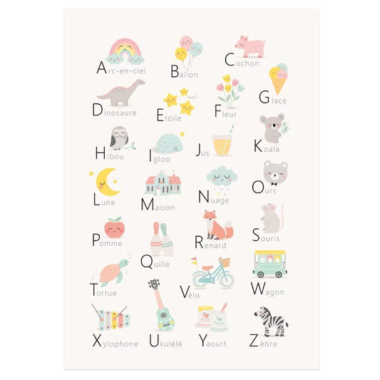 Affiche Abécédaire