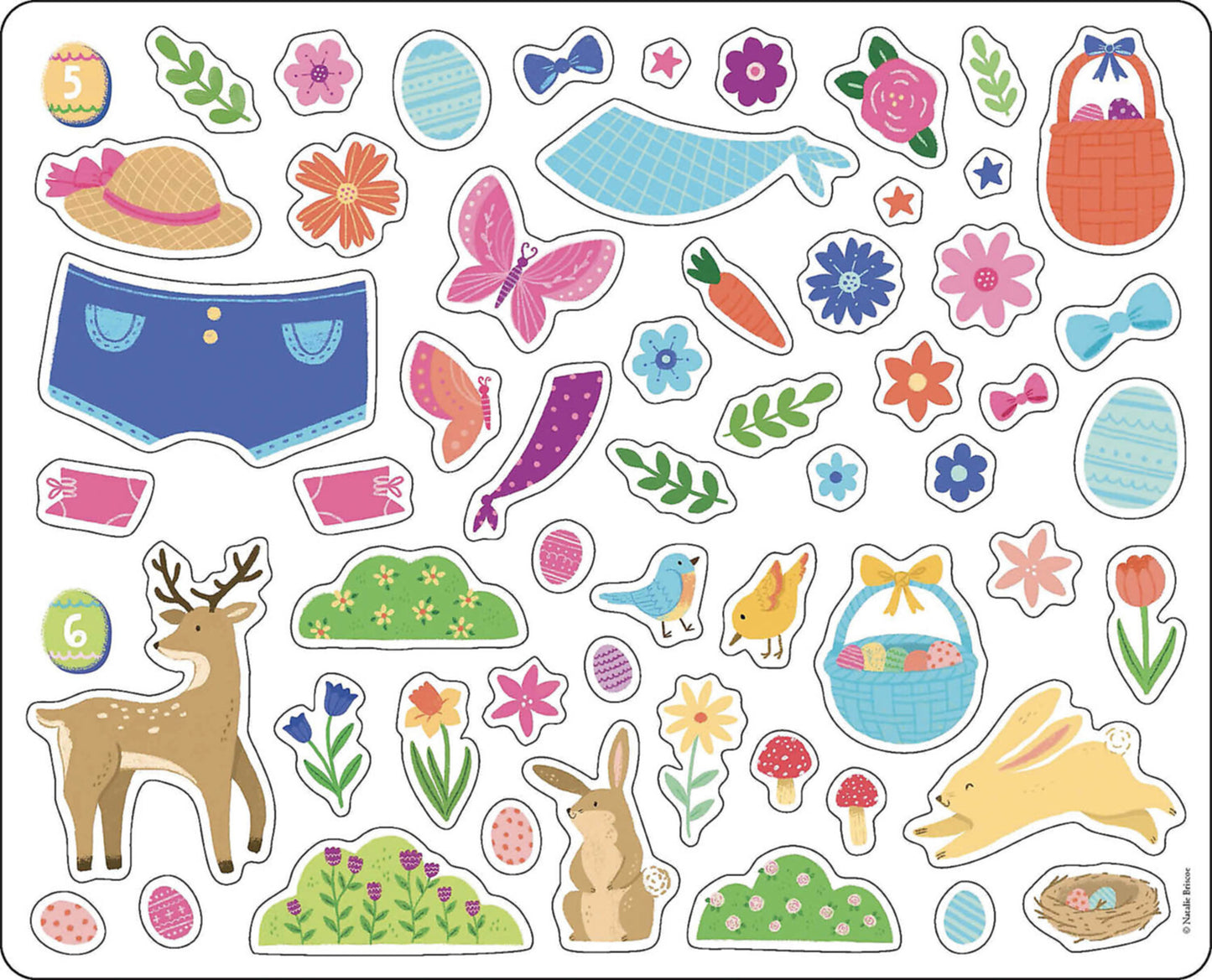 Auzou créatif - 200 autocollants mousse Pâques