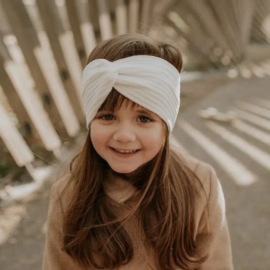 Bandeau velours - Ecru