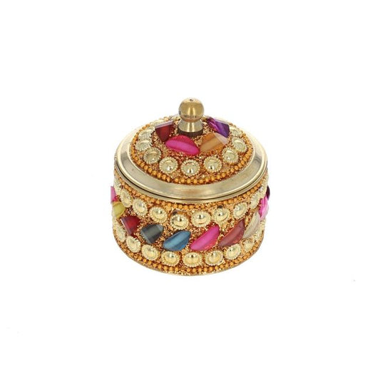 Boîte laiton perles