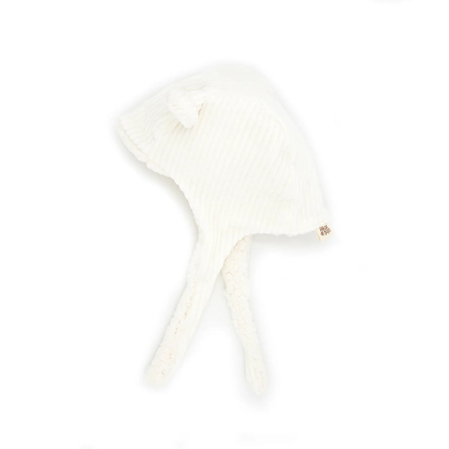 Bonnet Velours 03-09 mois - Ecru