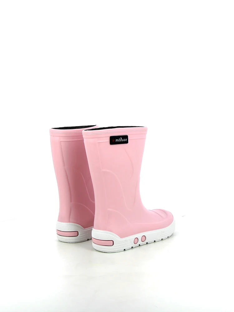 Botte Rose pastel / Blanc