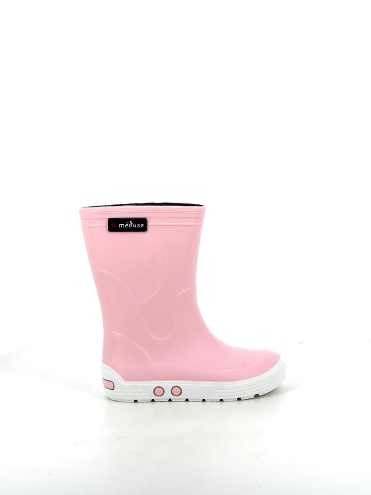 Botte Rose pastel / Blanc
