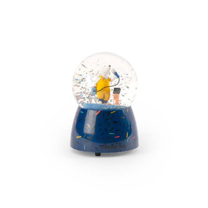 Boule à neige musicale - Puce et Pilou