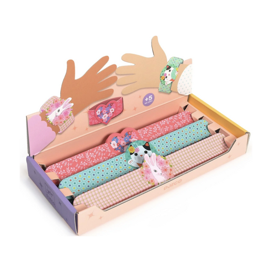 Bracelet enrouleur - Coeur, Chat, lapin