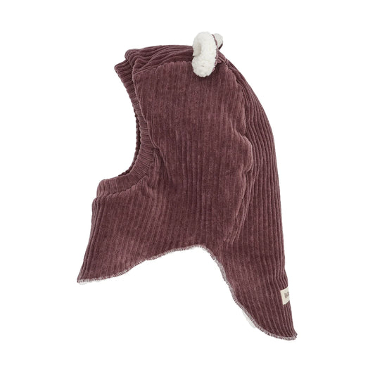 Cagoule Velours 2-4 ans - Parme