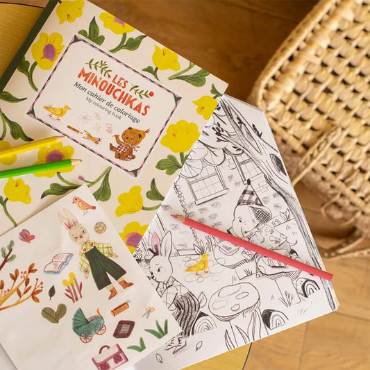 Cahier de coloriage - Les Minouchkas