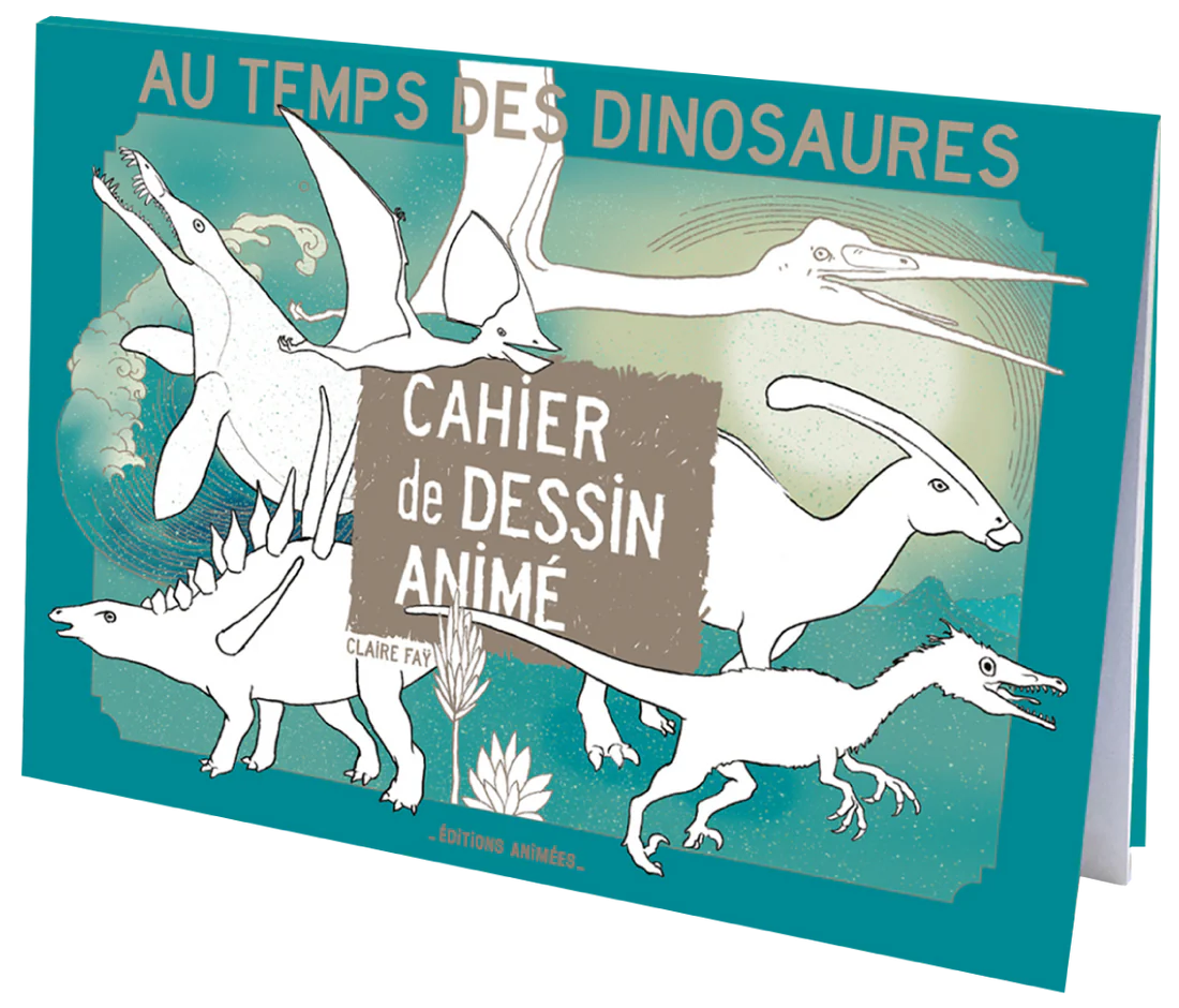 Cahier de dessin animé - Les dinosaures