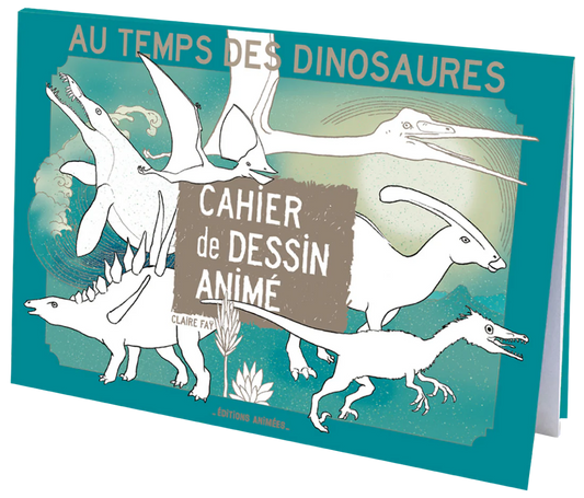 Cahier de dessin animé - Les dinosaures